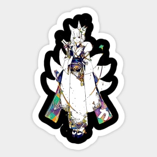 Kaga Azur Lane Pop Art Sticker